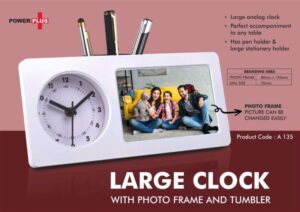 Large Clock with Photo Frame & Tumbler – Branded Corporate Gift