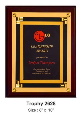 Leadership Plaque with Luxe Corners – Premium...