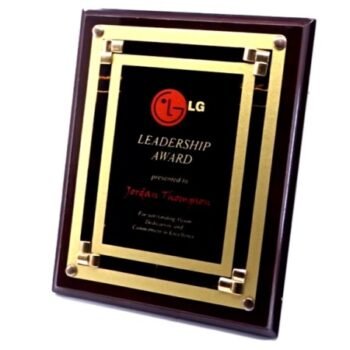 Leadership Plaque with Luxe Corners – Premium...