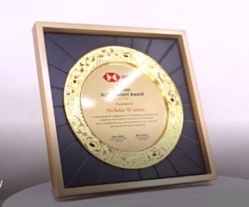 Lifetime Excellence Plaque – Gold – Recognition...