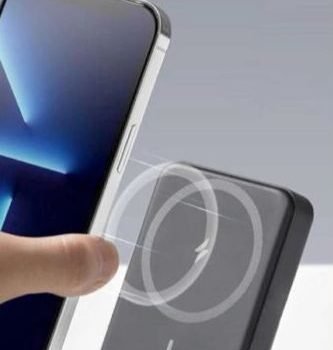 MagKick 10: 10,000 mAh Mini Magnetic Power Bank with Wireless Charger & Kickstand