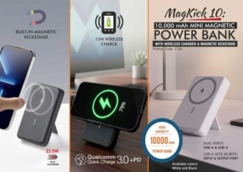 MagKick 10: 10,000 mAh Mini Magnetic Power...