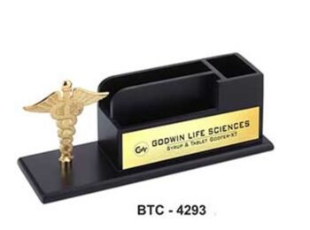 Medical Desk Organiser – Elegant Wooden Desk...