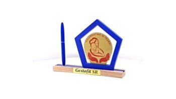 Milestone Celebration Desk Stand – Elegant Recognition...