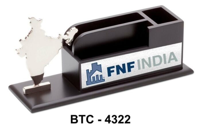 Patriotic Desk Utility – India Map Desk Organizer for Professionals