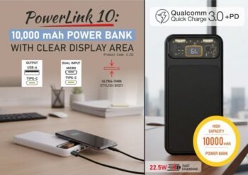PowerLink 10: 10,000 mAh Power Bank with...