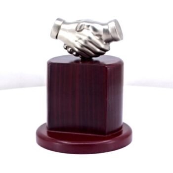 Premium Silver Handshake Memento – Symbol of...