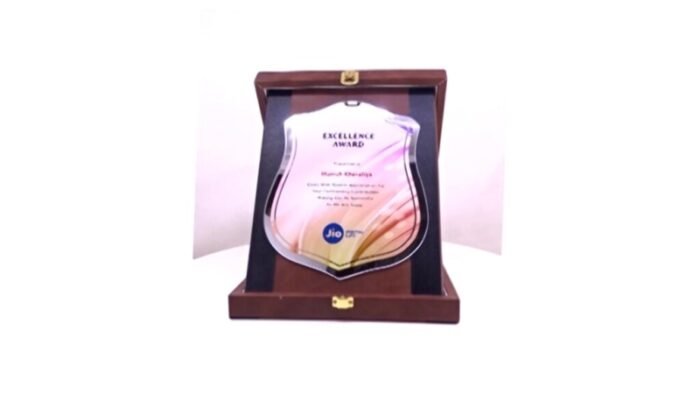 Printed Glass In PU Box – Premium Corporate Recognition Award