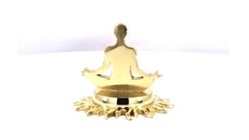 Radiance Mindfulness – Meditating Figure on Golden...