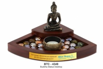 Resin Buddha Candle Stand with LED Candle...