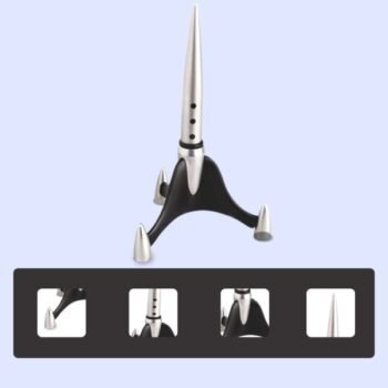 Rocket Shape Pen Holder – Creative Desk Organizer for Office & Home -1