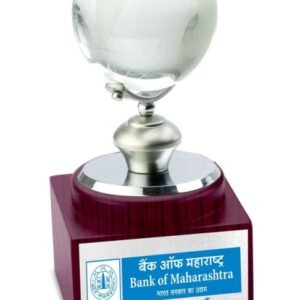 Rotating Globe Desktop – Elegant Executive Desk Decor & Educational Accent