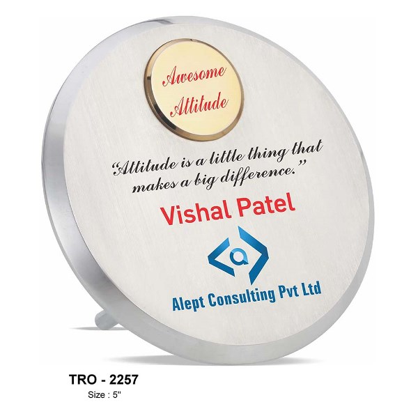 Round Aluminium Trophy