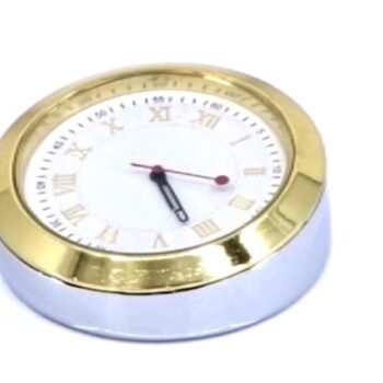Round Gold Trim Desk Clock – Corporate...