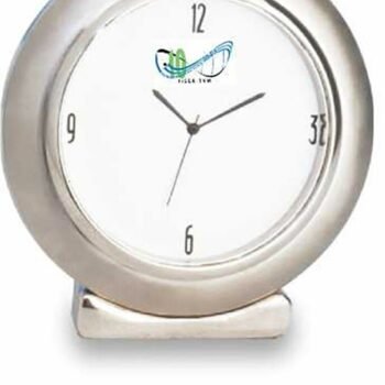 Round Table Clock – Classic Analog Desk Clock for Office & Home -1