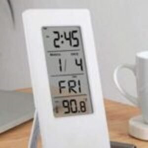 See Through Clock with Temperature – Wall & Table Clock with Branding