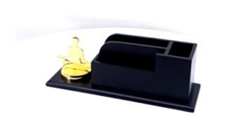 Serenity Desk Organiser – Wooden Desk Accessory...