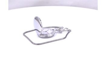 Silver Pocket Watch With Lid – Classic...