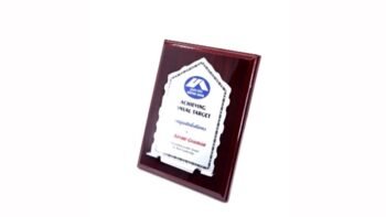 Silver Scroll Target Achiever Plaque