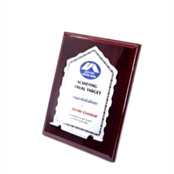 Silver Scroll Target Achiever Plaque