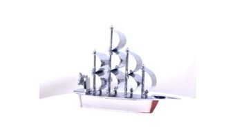 Silver Ship Desktop – Premium Nautical Executive...