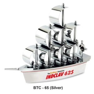 Silver Ship Desktop – Premium Nautical Executive Desk Decor -1