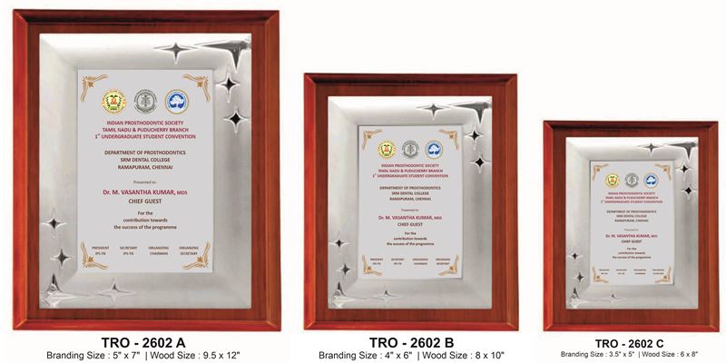 Silver Tribute for Guest Speakers – Distinguished Academic & Event Appreciation Plaque
