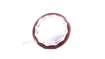 Silver Trim Round Salver – Premium Service...