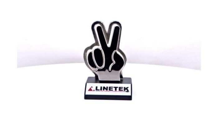 Silver Victory Hand Memento – Achievement Award & Motivational Gift