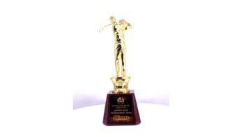 Single Golf Figurine Trophy – Award for...
