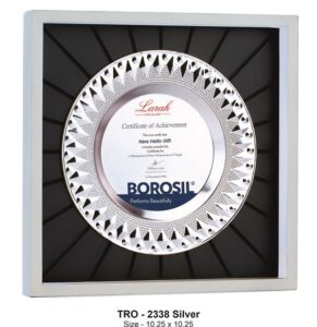 Sleek and Sophisticated Tribute Silver – Recognition for Team & Leadership Excellence