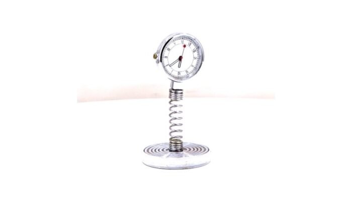 Spring Round Desk Clock