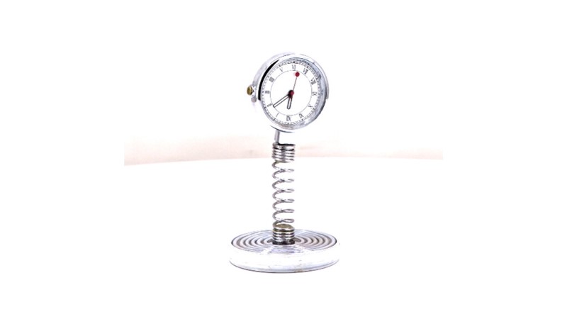 Spring Round Desk Clock
