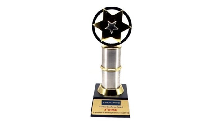 Stacked Star Excellence Trophy