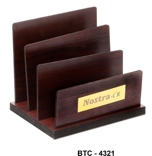Streamlined Desk Organisation – Elegant Wooden Letter & Document Holder