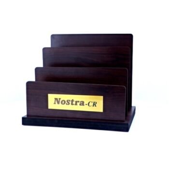 Streamlined Desk Organisation – Elegant Wooden Letter...