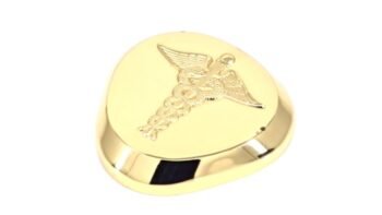 Symbol of Medical Excellence – Gold Caduceus...