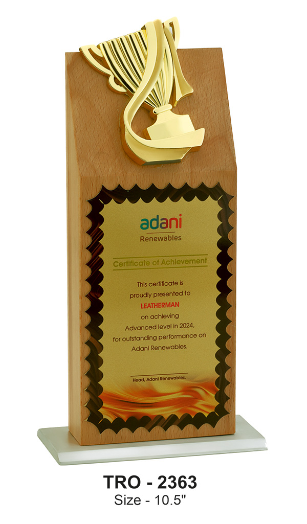 ECO TROPHY WITH FLOWING CUP