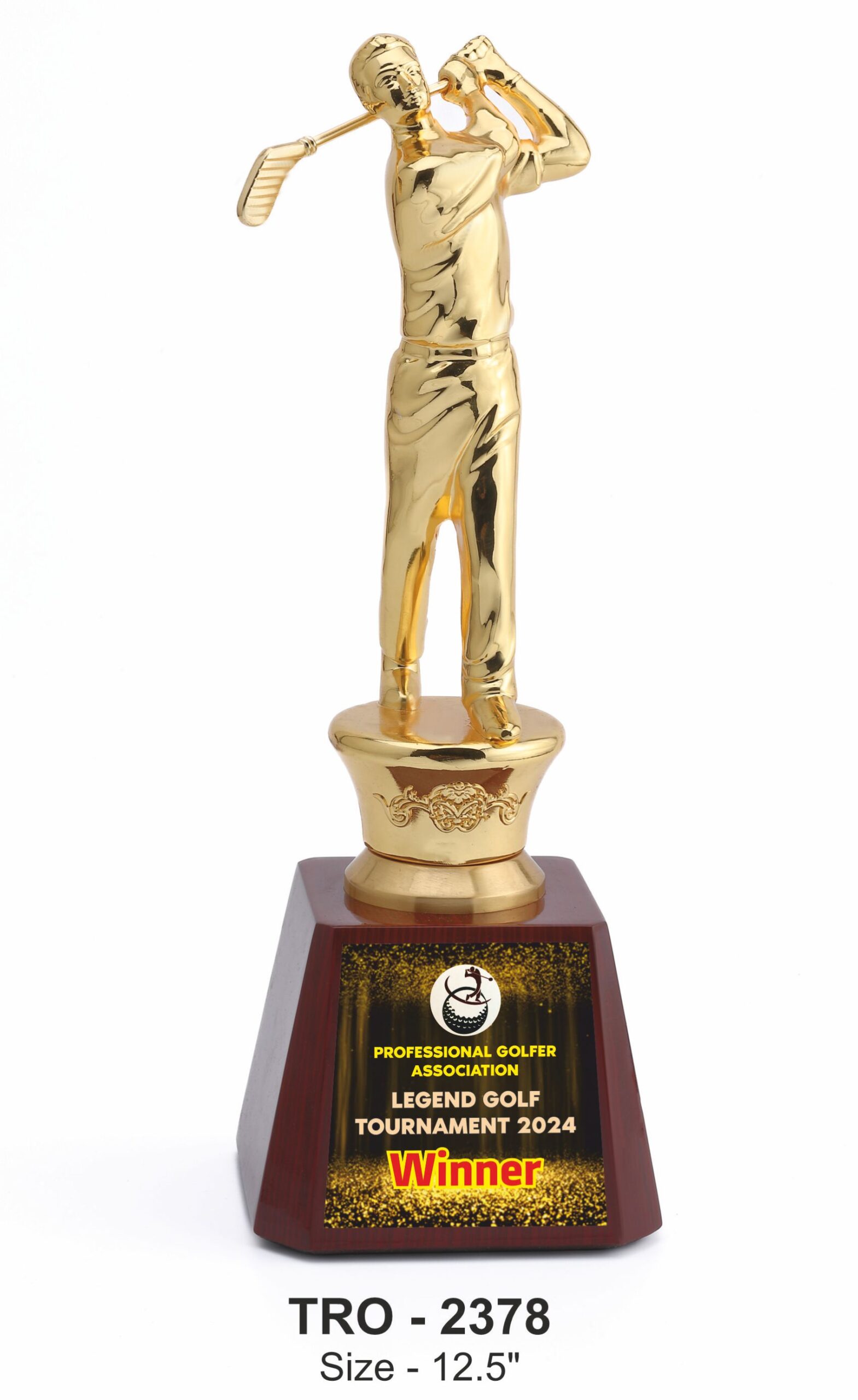 SINGLE GOLF FIGURINE TROPHY