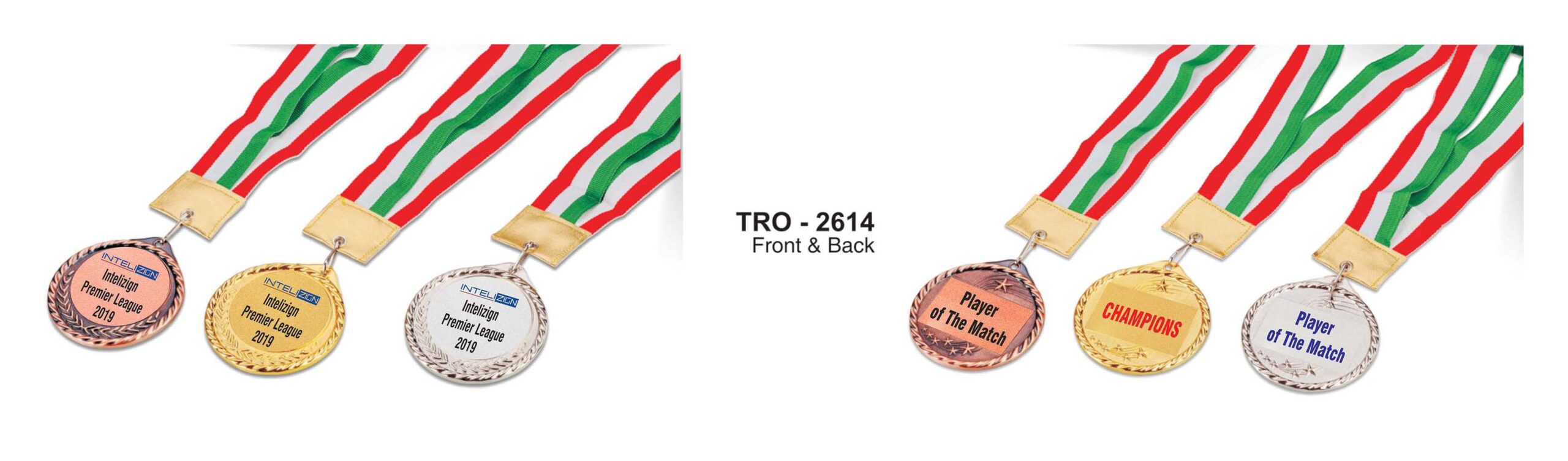 DUAL SIDE MEDAL WITH RIBBON