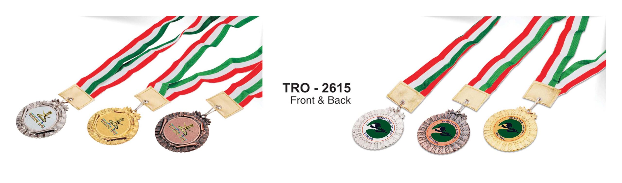 BOLD DESIGN MEDAL WITH CUT EDGES