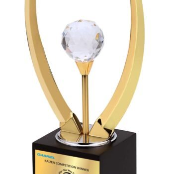 Metal Trophy Hand Shake – Symbol of...