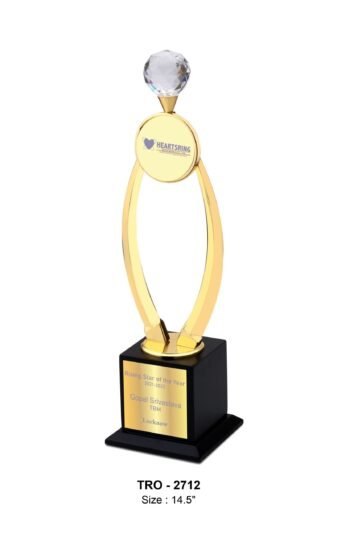 Metal Trophy Elegant Award for Achievement &...