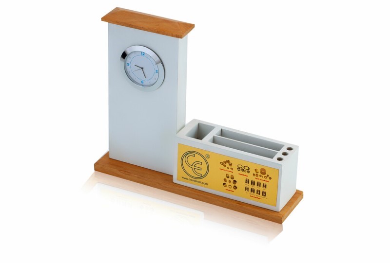 Tall Clock Desk Organizer – Precision Meets Executive Elegance