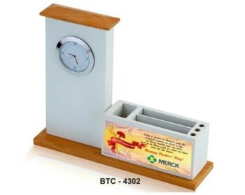 Tall Clock Desk Organizer – Precision Meets...