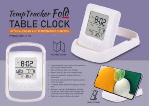 TempTracker Fold Folding Table Clock