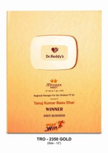 The YouTube Trophy Gold – Limited Edition Recognition Award