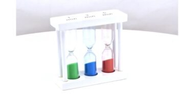 Triple Sand Timer – Desk Accessory &...