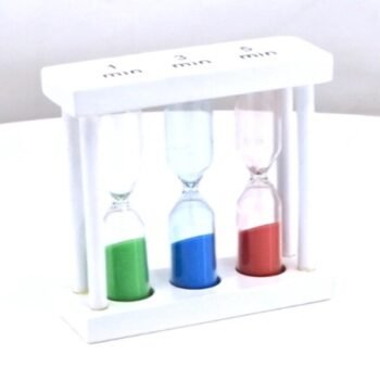 Triple Sand Timer – Desk Accessory &...