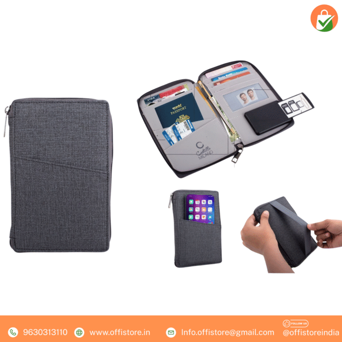 All-in-1 Zipper Passport Holder